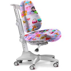 Дитяче крісло Уцінка- Mealux Match gray base Girls